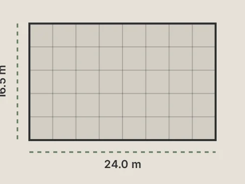 Floor plan being measured