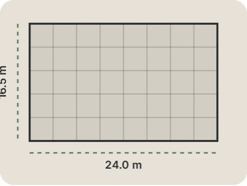 Floor plan being measured